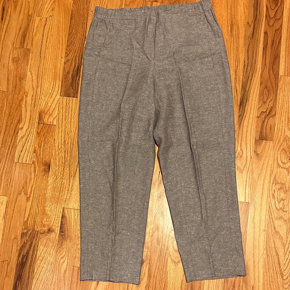 Women’s Gray Linen Pants